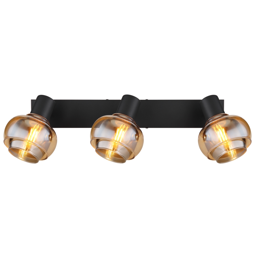 Globo - Corp de iluminat cu spoturi 3xE14/40W/230V negru