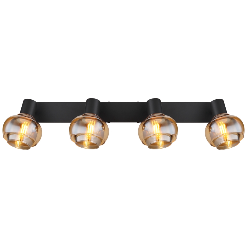 Globo - Lampă spot 4xE14/40W/230V neagră