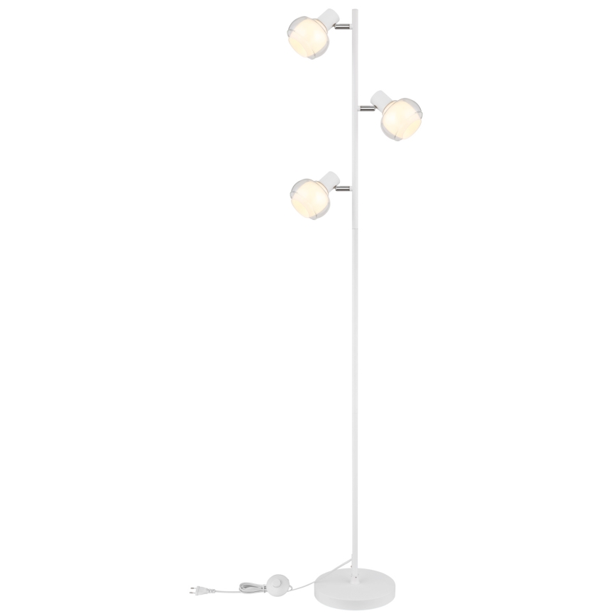 Globo - Lampă de podea 3xE14/40W/230V albă