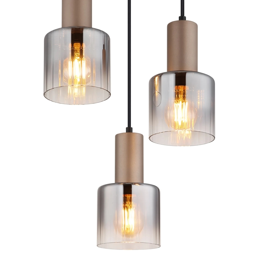 Globo - Candelabru suspendat pe cablu 3xE27/40W/230V