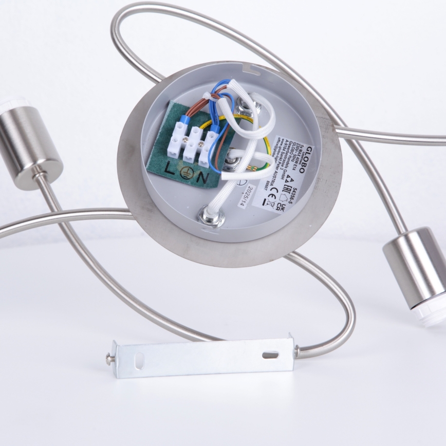 Globo - Lustră aplicată 5xE14/40W/230V