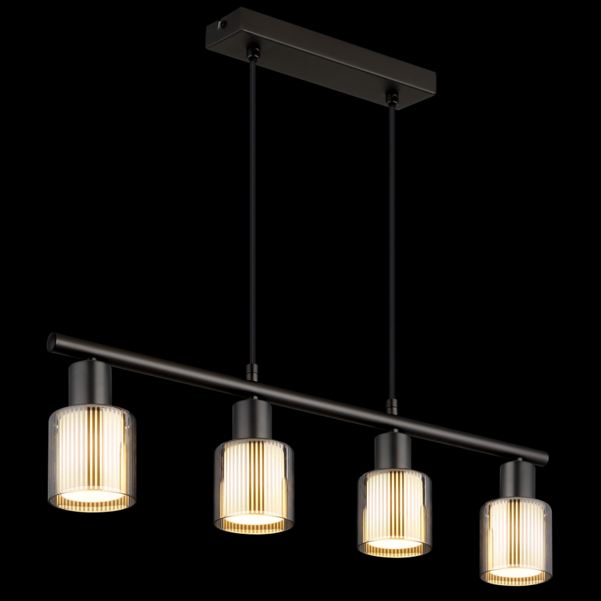 Globo - Lampă suspendată pe cablu 4xE14/25W/230V