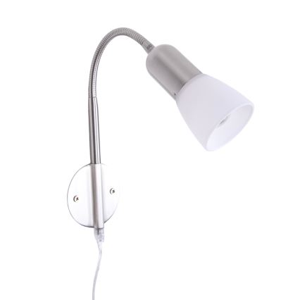 Globo - Lampă flexibilă 1xE14/40W/230V crom mat