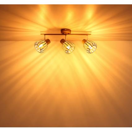 Globo - Corp de iluminat cu spoturi 3xE27/40W/230V