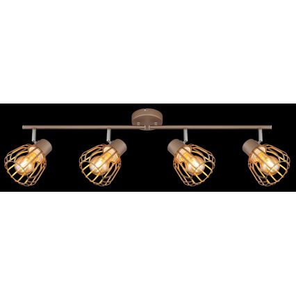 Globo - Plafonieră cu 4 spoturi 4xE27/40W/230V