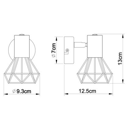 Globo - Aplică perete spot 1xE14/40W/230V