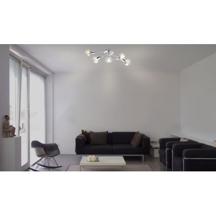 Globo - Lustră aplicată 5xE14/40W/230V