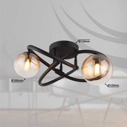 Globo - Lustră LED aplicată 2xG9/3,5W/230V 3000K