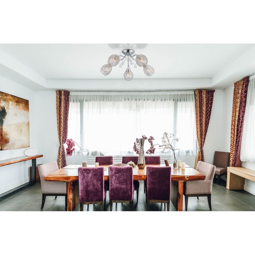 Globo - Plafoniera 5xE14/40W/230V