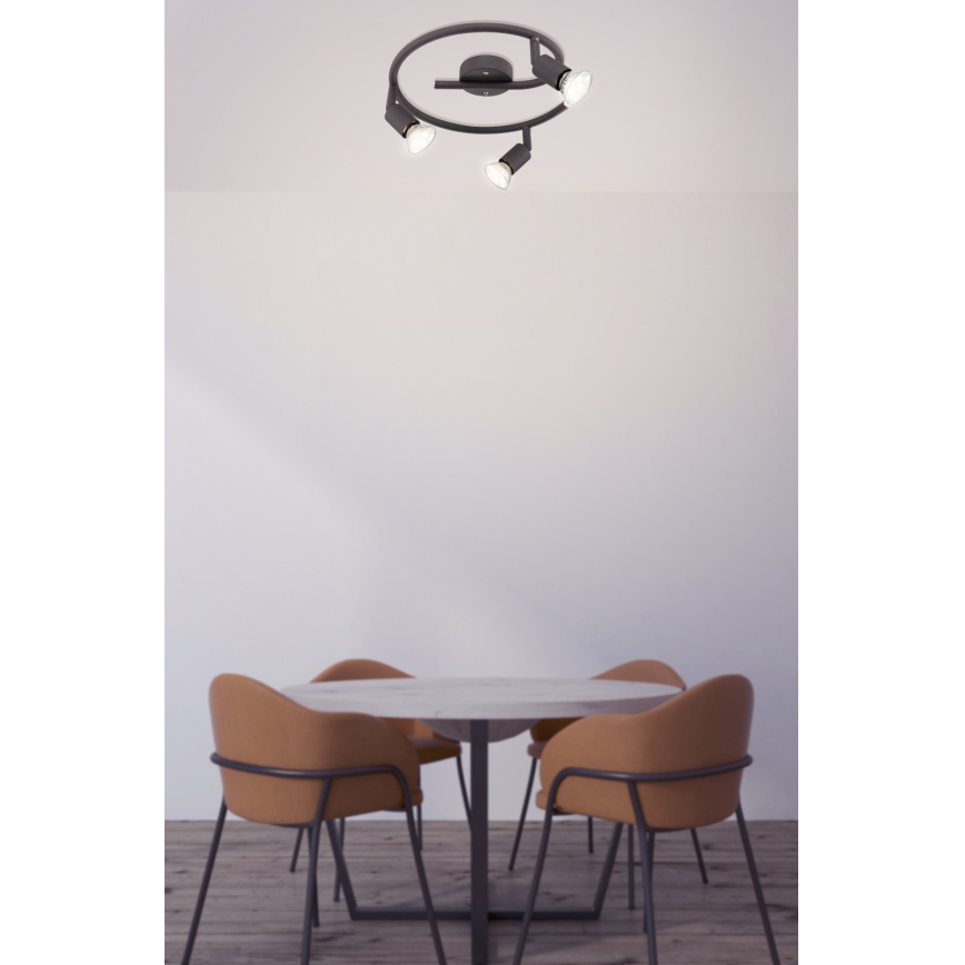 Globo 57382-3L - Spot LED OLIWA 3xGU10/3W/230V