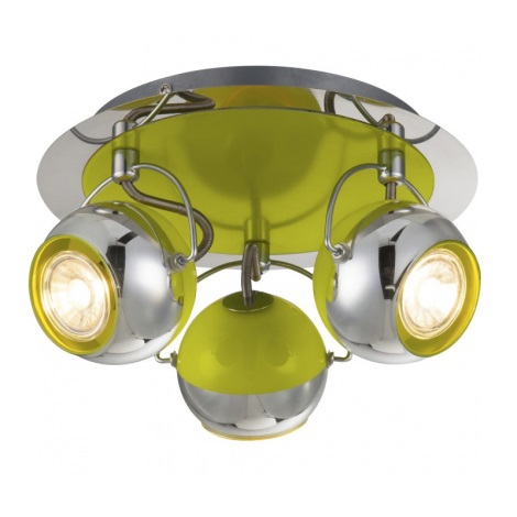 Globo 57886-3 - LED Lampa spot HULK 3xGU10/5W/230V verge