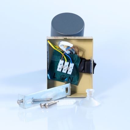 Globo - Aplica de perete cu spot 1xGU10/25W/230V gri/maro