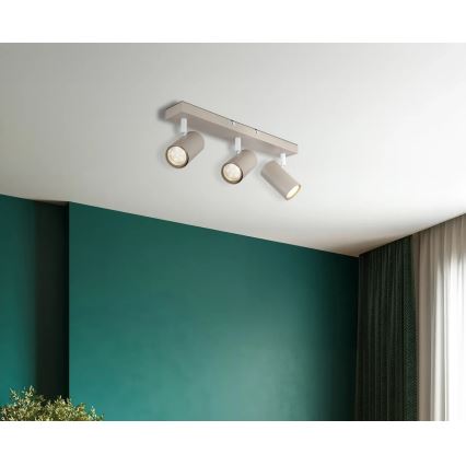 Globo - Spot 3xGU10/35W/230V bej