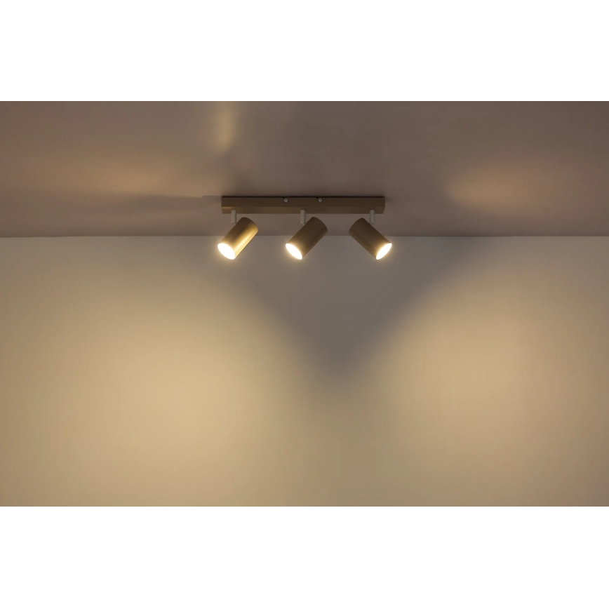 Globo - Spot 3xGU10/35W/230V bej