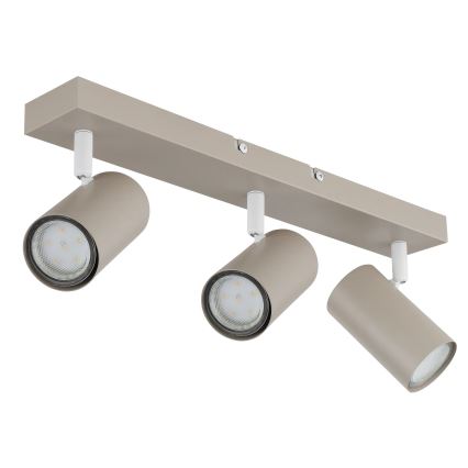 Globo - Spot 3xGU10/35W/230V bej