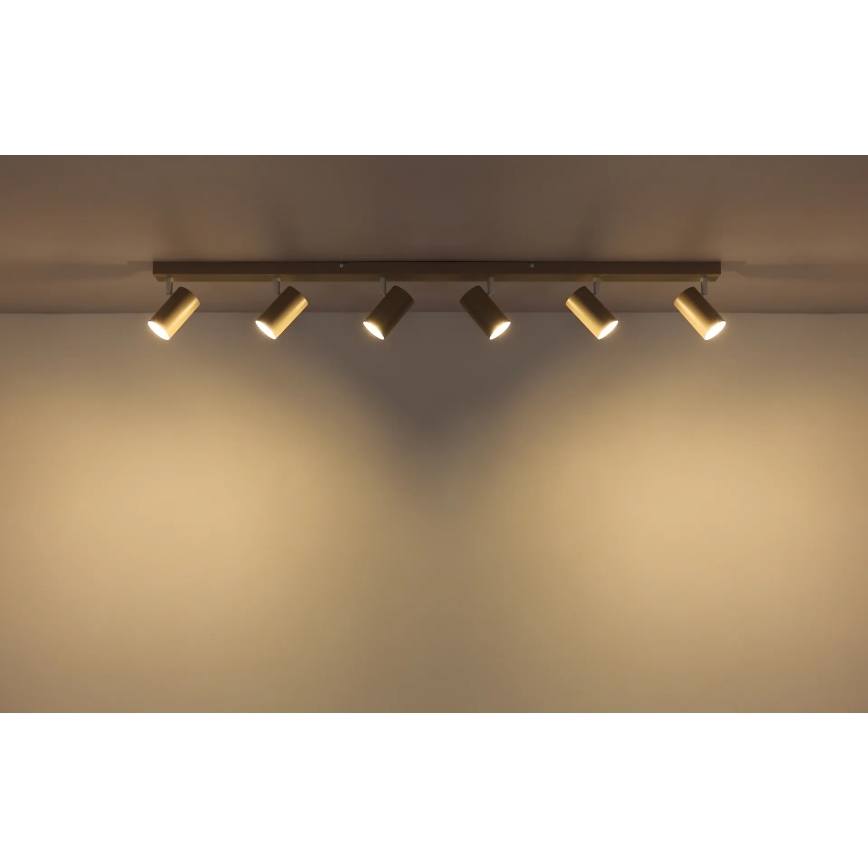 Globo - Corp de iluminat cu spoturi 6x GU10/35W/230V, bej