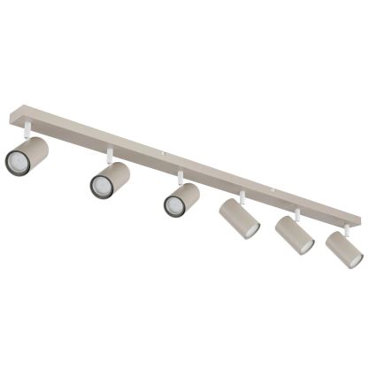 Globo - Corp de iluminat cu spoturi 6x GU10/35W/230V, bej