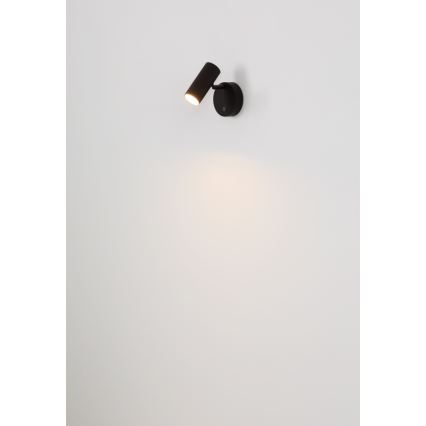 Globo - Spot de perete LED cu intensitate reglabilă, reîncărcabil, LED/0,4W/3,7V 1800 mAh negru