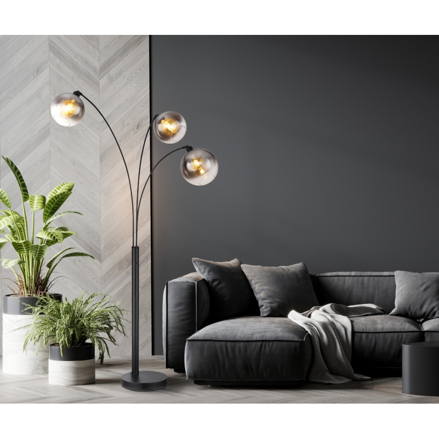 Globo - Lampă de podea 3xE27/60W/230V