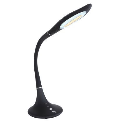 Globo - Lampă de birou flexibilă cu LED, reglabilă prin atingere LED/9W/230V 3000/4000/6500K neagră