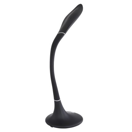Globo - Lampă de birou flexibilă cu LED, reglabilă prin atingere LED/9W/230V 3000/4000/6500K neagră
