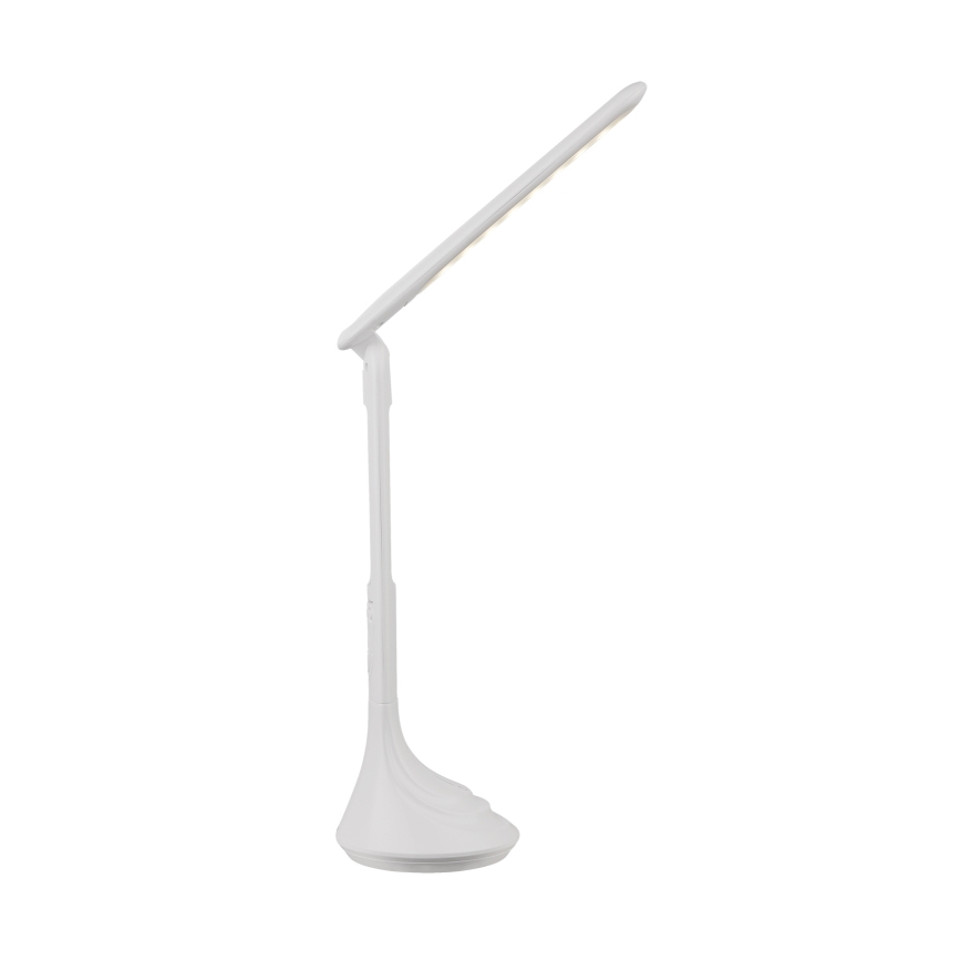 Globo - Lampă de birou LED reîncărcabilă, reglabilă, cu afișaj, LED/4W/230V 2200 mAh, alb