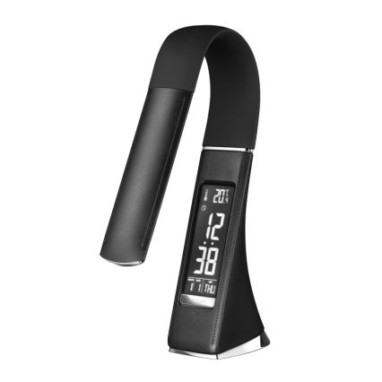 Globo - Lampă de birou LED tactilă reglabilă cu ecran LED/6,5W/230V 3000/4500/5800K negru