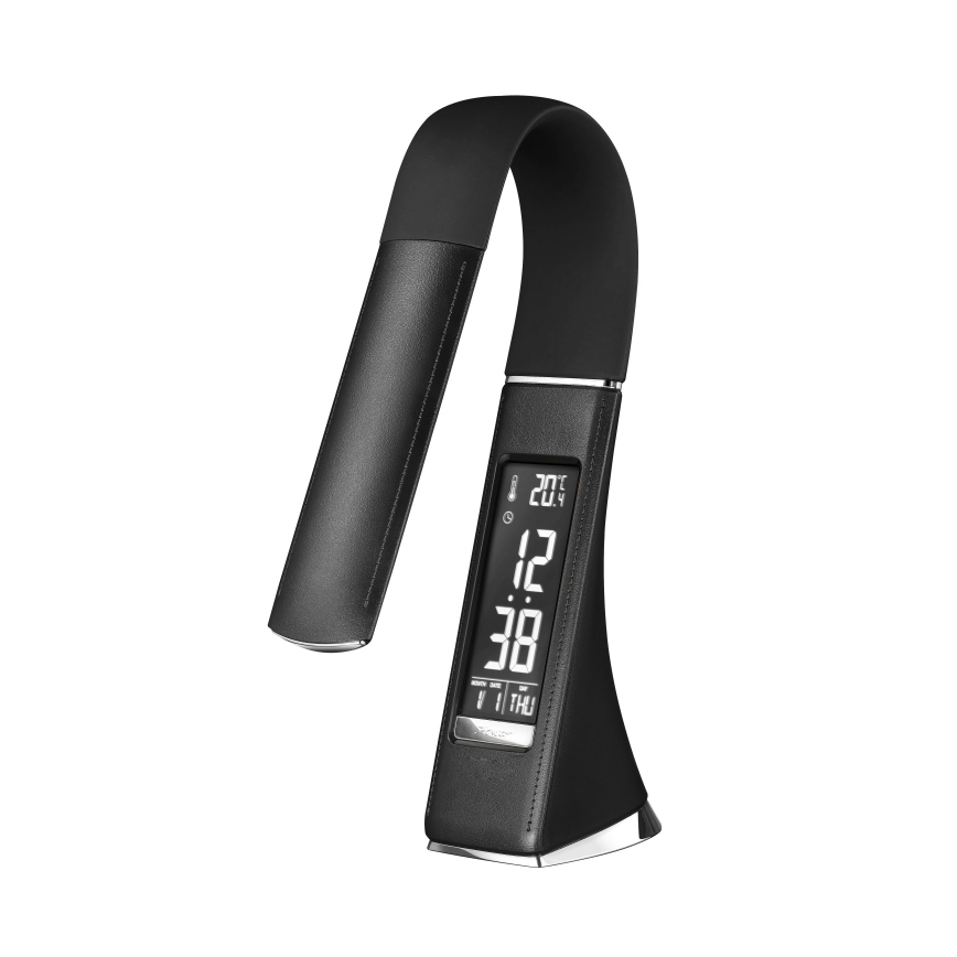 Globo - Lampă de birou LED tactilă reglabilă cu afișaj LED/6,5W/230V 3000/4500/5800K neagră