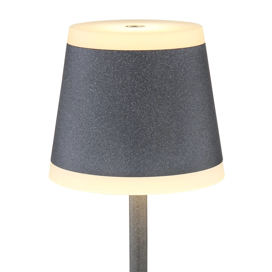 Globo - Lampă de birou LED încărcabilă cu touch, reglabilă, LED/4,6W/3,7V 3000K 1800mAh, gri, IP54