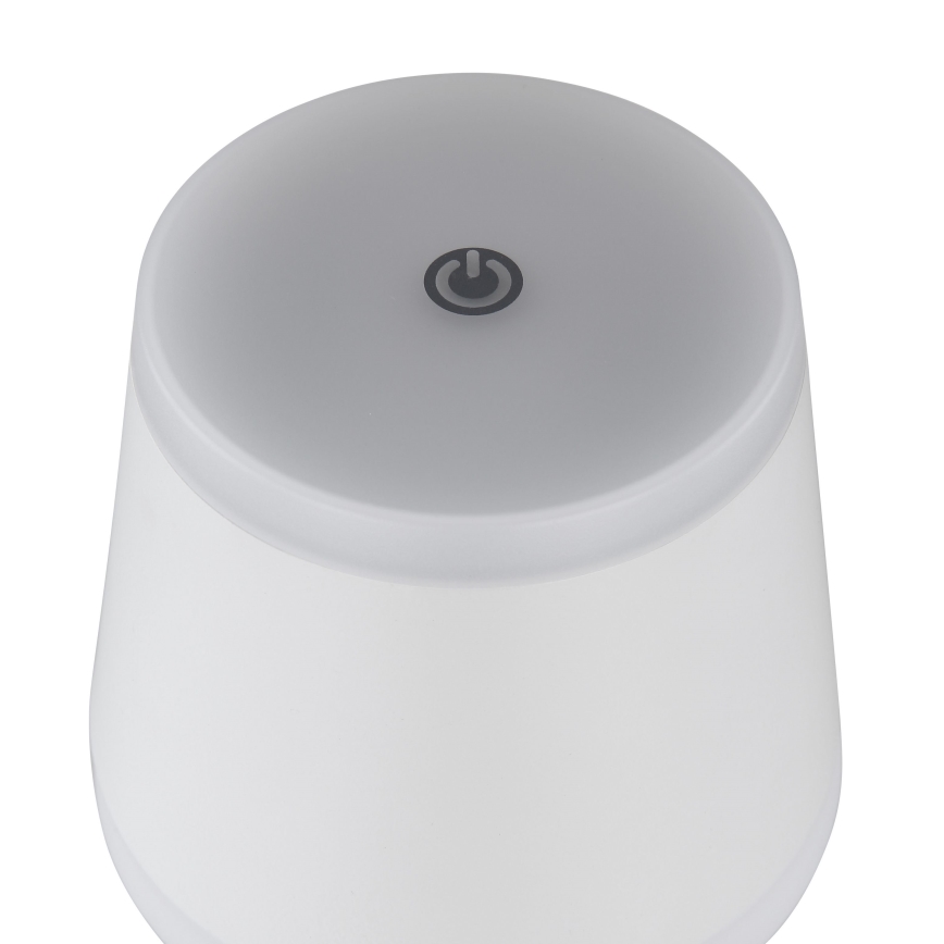 Globo - Lampă de birou LED cu încărcare, reglabilă prin atingere, LED/4,6W/230V 1800 mAh USB IP54 albă