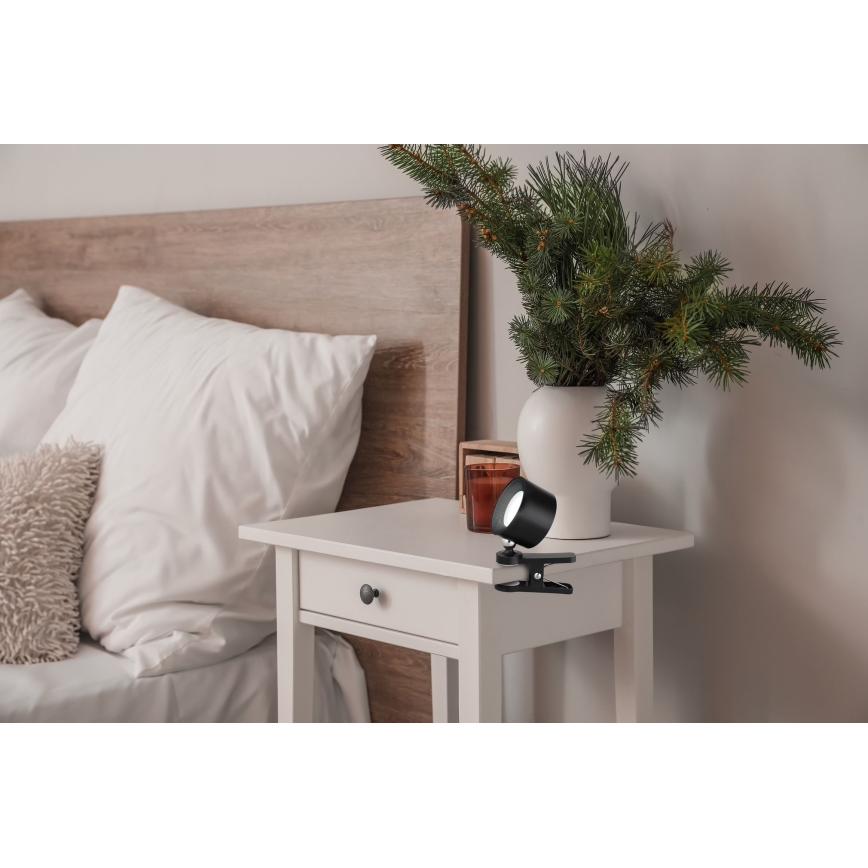 Globo - Lampă de birou LED tactilă reglabilă 4în1 LED/4W/5V 3000/4000/5000K 1200 mAh neagră