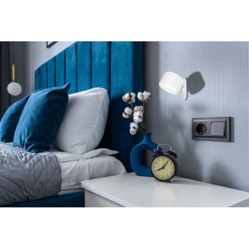 Globo - Lampă de birou LED tactilă reglabilă 4în1 LED/4W/5V 3000/4000/5000K 1200 mAh albă