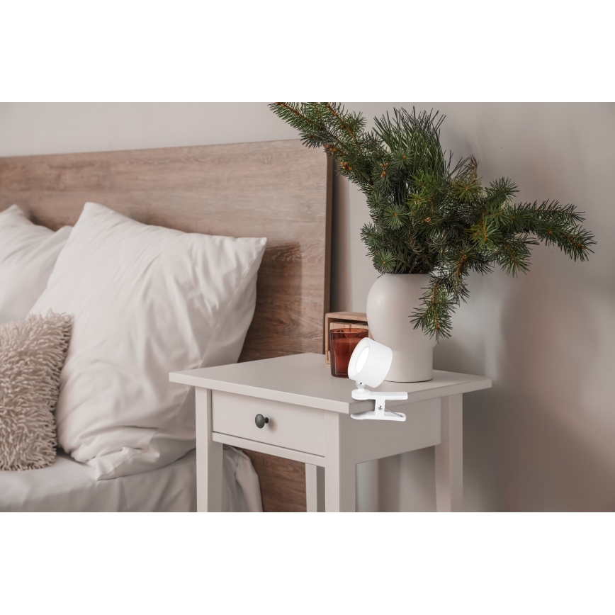 Globo - Lampă de birou LED tactilă reglabilă 4în1 LED/4W/5V 3000/4000/5000K 1200 mAh albă