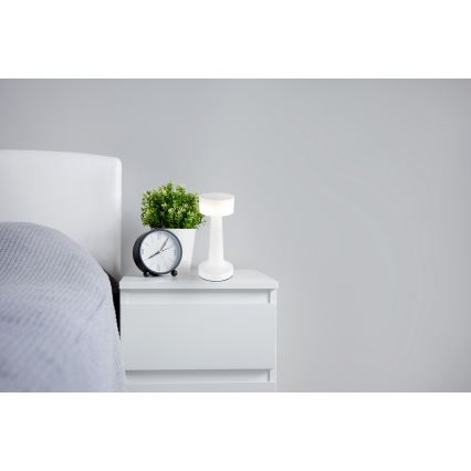 Globo - Lampă de birou LED tactilă reglabilă, LED/1W/3,7V 2700K/4000K/6500K 800 mAh USB, albă