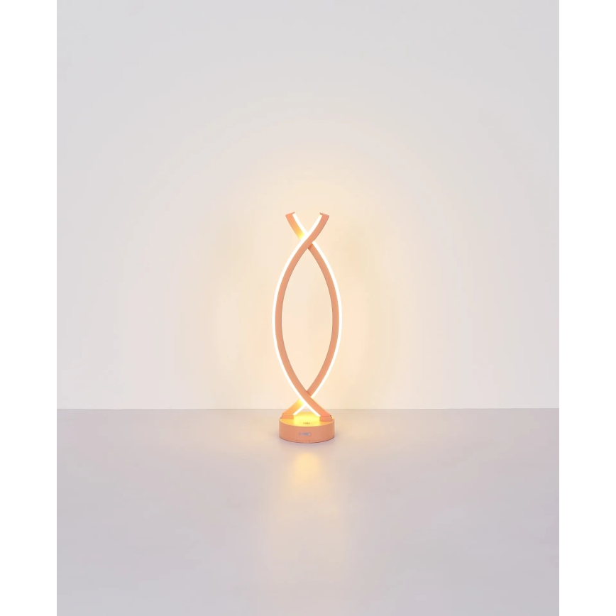 Globo - Lampă de birou LED cu touch reglabilă, LED/1W/3,7V 3000K 1800 mAh USB, roz