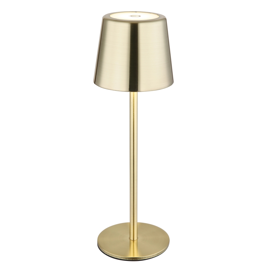 Globo - Lampă de birou LED reîncărcabilă, tactilă și dimmabilă LED/2W/3,7V 3000/4000/6000K 2200 mAh aurie