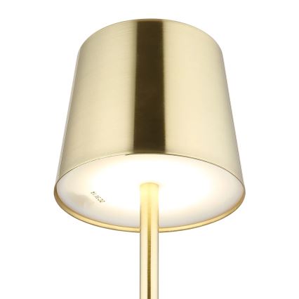 Globo - Lampă de birou LED reîncărcabilă, tactilă și dimmabilă LED/2W/3,7V 3000/4000/6000K 2200 mAh aurie