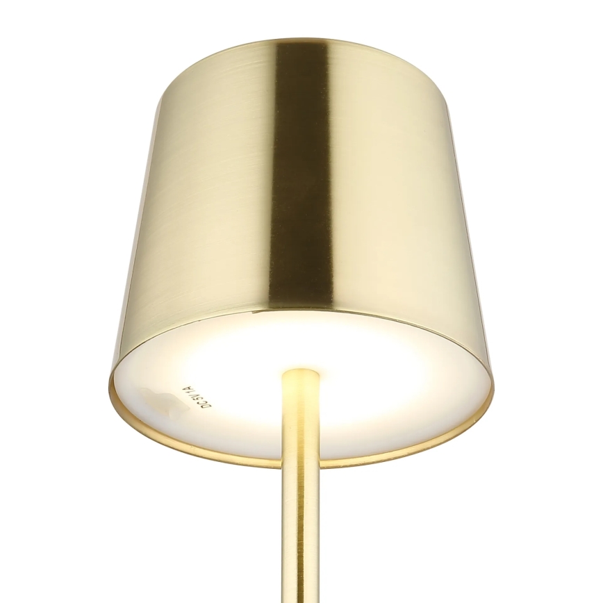 Globo - Lampă de birou LED reîncărcabilă, tactilă și dimmabilă LED/2W/3,7V 3000/4000/6000K 2200 mAh aurie