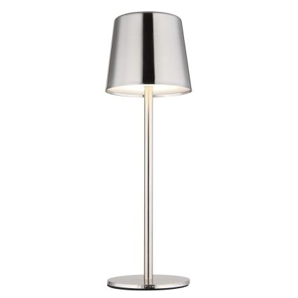 Globo - Lampă de birou cu LED, reglabilă prin control tactil, reîncărcabilă LED/2W/3,7V 3000/4000/6000K 2200 mAh crom lucios