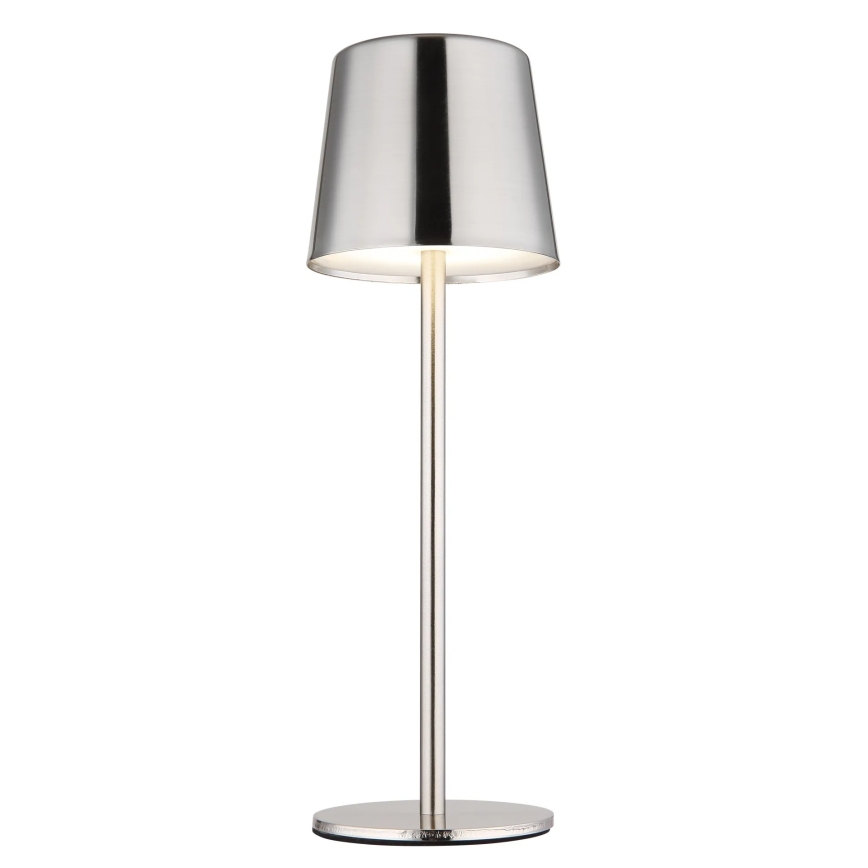 Globo - Lampă de birou cu LED, reglabilă prin control tactil, reîncărcabilă LED/2W/3,7V 3000/4000/6000K 2200 mAh crom lucios