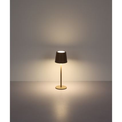 Globo - Lampă de masă LED exterioară reglabilă cu atingere LED/2W/5V 3000/4000/6000K 2200 mAh IP44 crem