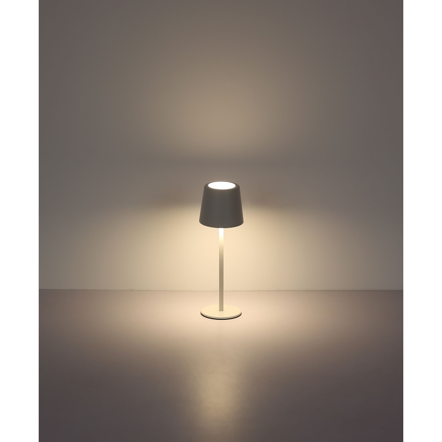 Globo - Lampă de masă LED exterioară reglabilă cu atingere LED/2W/5V 3000/4000/6000K 2200 mAh IP44 albă