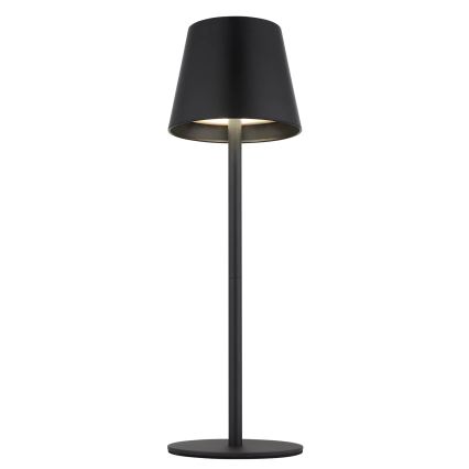Globo - Lampă de masă pentru exterior, reîncărcabilă, tactilă și reglabilă 3 în 1, LED/3W/5V, 3000/4000/5000K, IP54, 1800 mAh, neagră