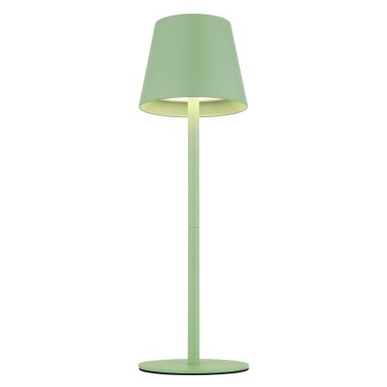 Globo - Lampă de masă LED reîncărcabilă, reglabilă prin atingere, pentru exterior, 3-în-1 LED/3W/5V 3000/4000/5000K IP54 1800 mAh verde