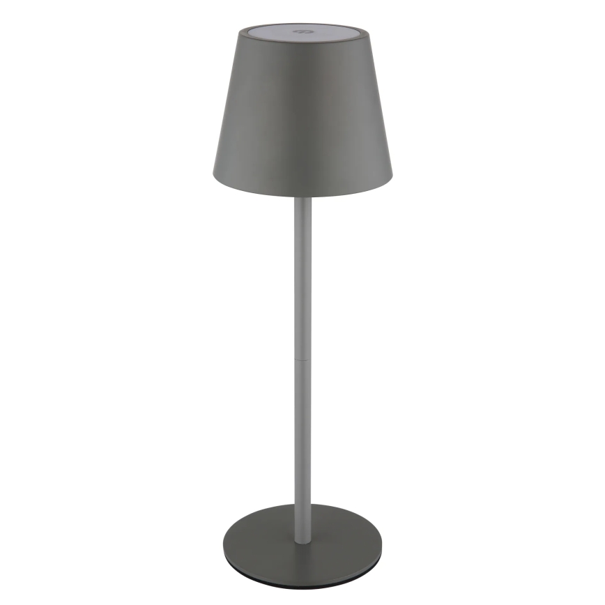 Globo - Lampă de masă LED reîncărcabilă, tactilă și reglabilă pentru exterior 3în1 LED/3W/5V 3000/4000/5000K IP54 1800 mAh gri