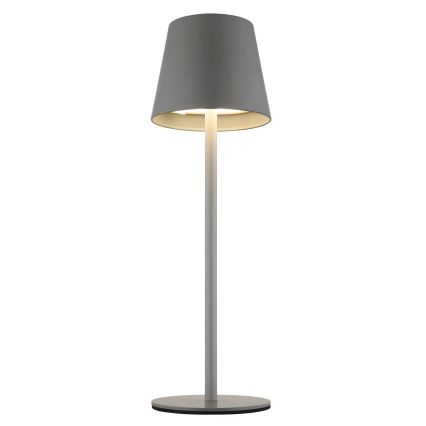 Globo - Lampă de masă LED reîncărcabilă, tactilă și reglabilă pentru exterior 3în1 LED/3W/5V 3000/4000/5000K IP54 1800 mAh gri