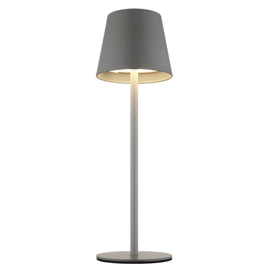 Globo - Lampă de masă LED reîncărcabilă, tactilă și reglabilă pentru exterior 3în1 LED/3W/5V 3000/4000/5000K IP54 1800 mAh gri