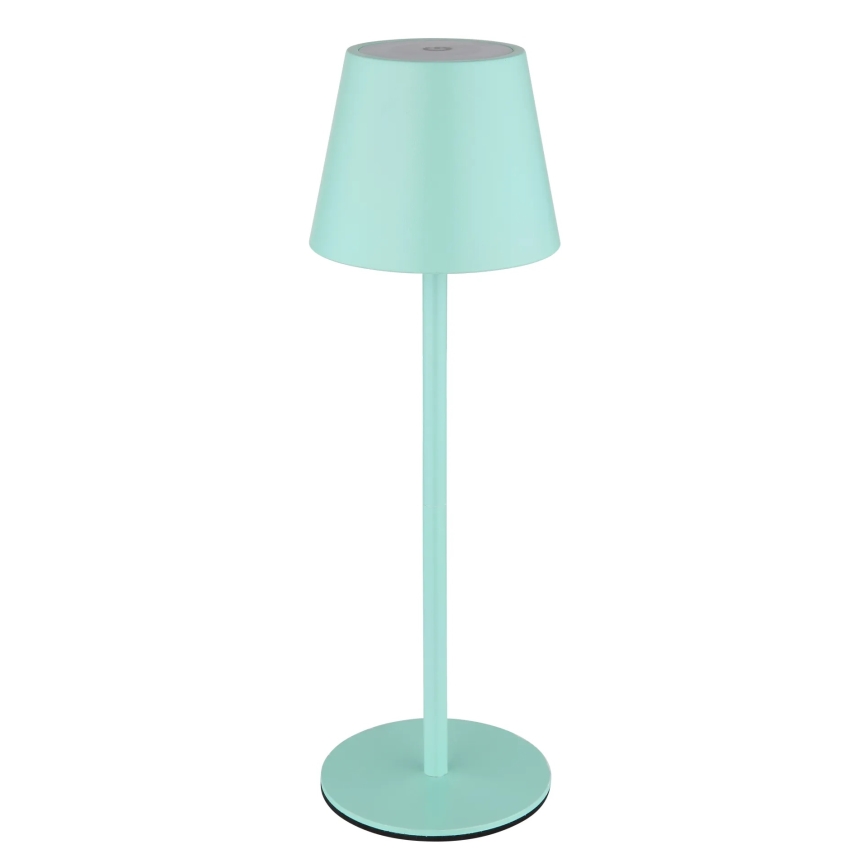 Globo - Lampă de masă de exterior LED dimabilă, tactilă, reîncărcabilă, 3-în-1 LED/3W/5V 3000/4000/5000K IP54 1800 mAh verde mentă
