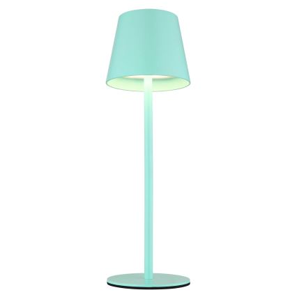 Globo - Lampă de masă de exterior LED dimabilă, tactilă, reîncărcabilă, 3-în-1 LED/3W/5V 3000/4000/5000K IP54 1800 mAh verde mentă