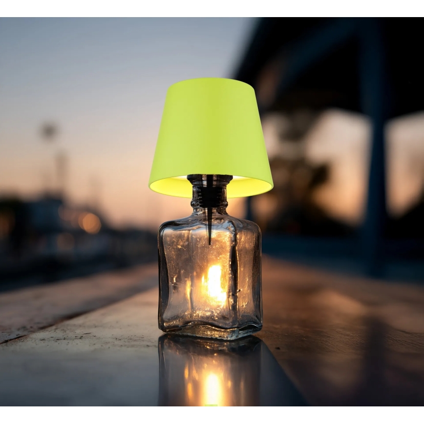 Globo - Lampă de masă exterioară reîncărcabilă, tactilă și reglabilă în intensitate, 3-în-1 LED/3W/5V 3000/4000/5000K IP54 1800 mAh verde